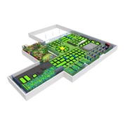 Внутри игры запуск батут парк